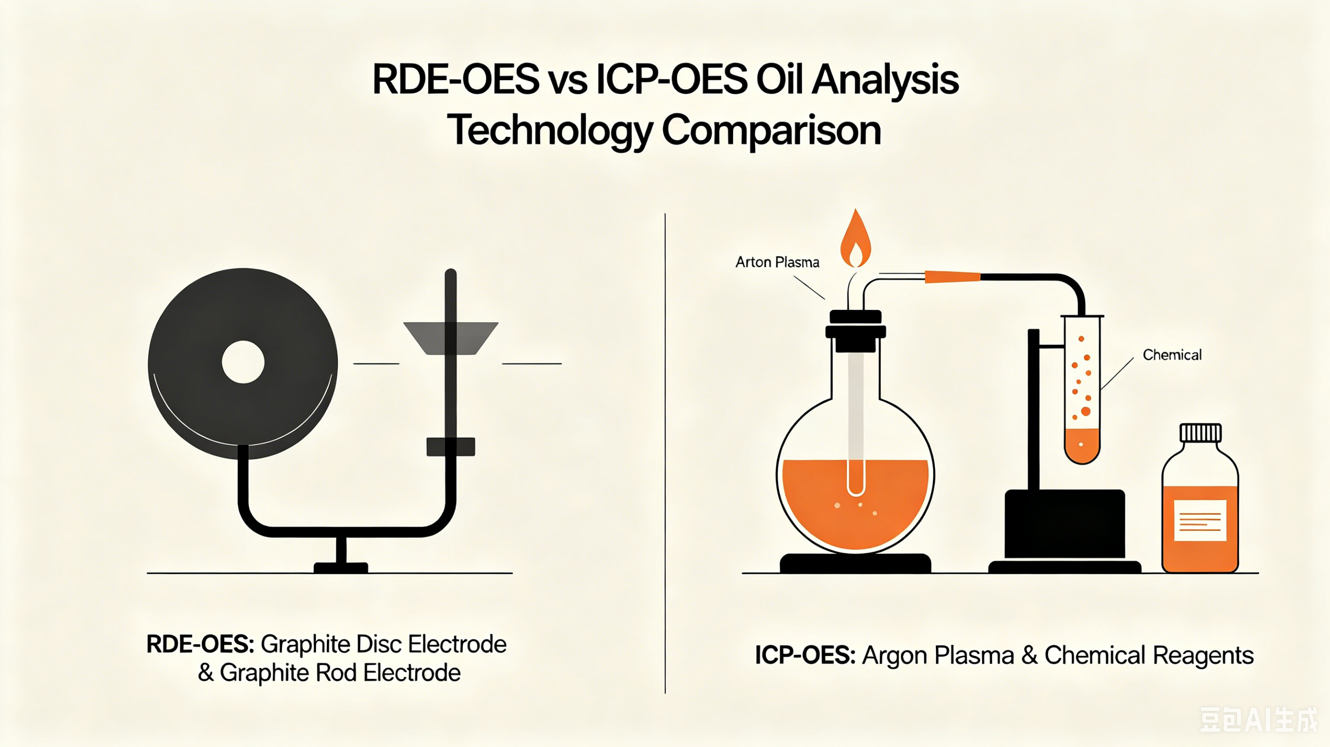 RDE-OES vs ICP-OES Oil Analysis | Best Choice for Wear Metal Testing